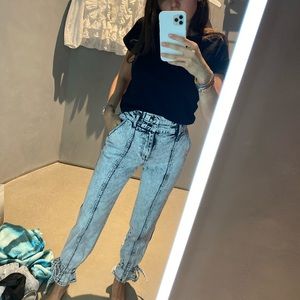 Something navy jeans